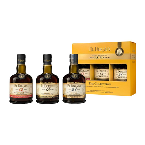 El Dorado Rum collection Giftset 3 x 0,35 L